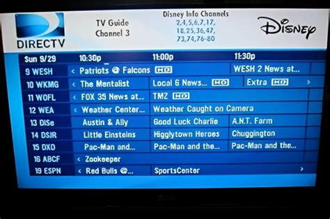 is disney available on directv.